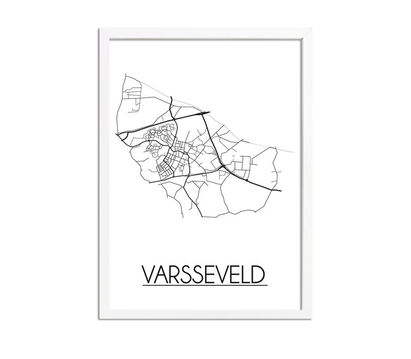 Varsseveld Plattegrond poster