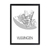 Vlissingen Plattegrond poster