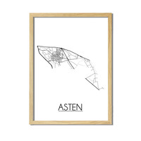 Asten Plattegrond poste