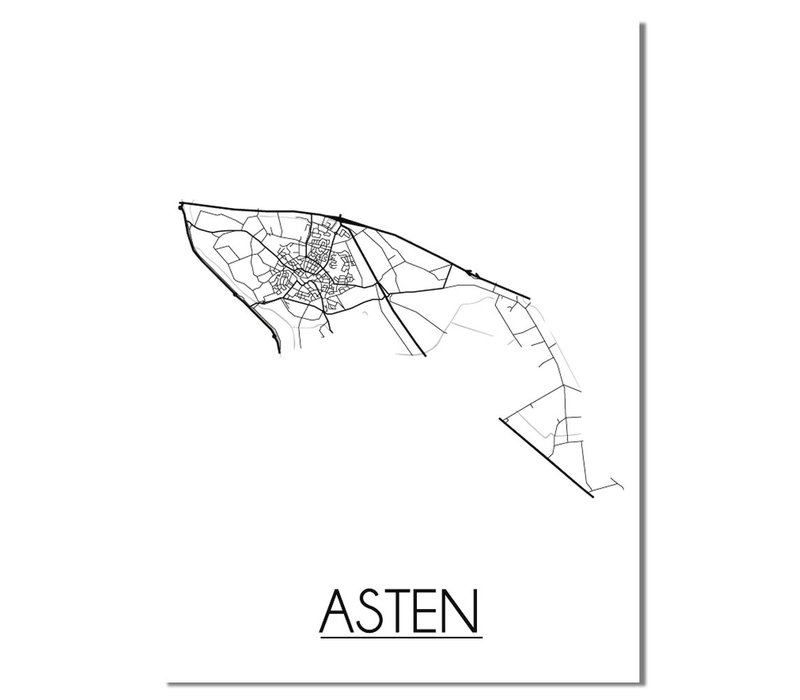 Asten Plattegrond poste