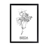 Breda Plattegrond poster