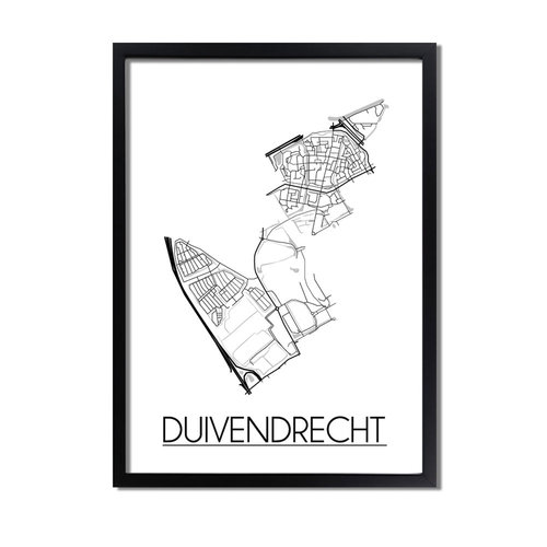 Duivendrecht Plattegrond poster 