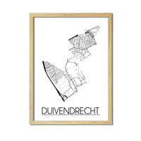 Duivendrecht Plattegrond poster