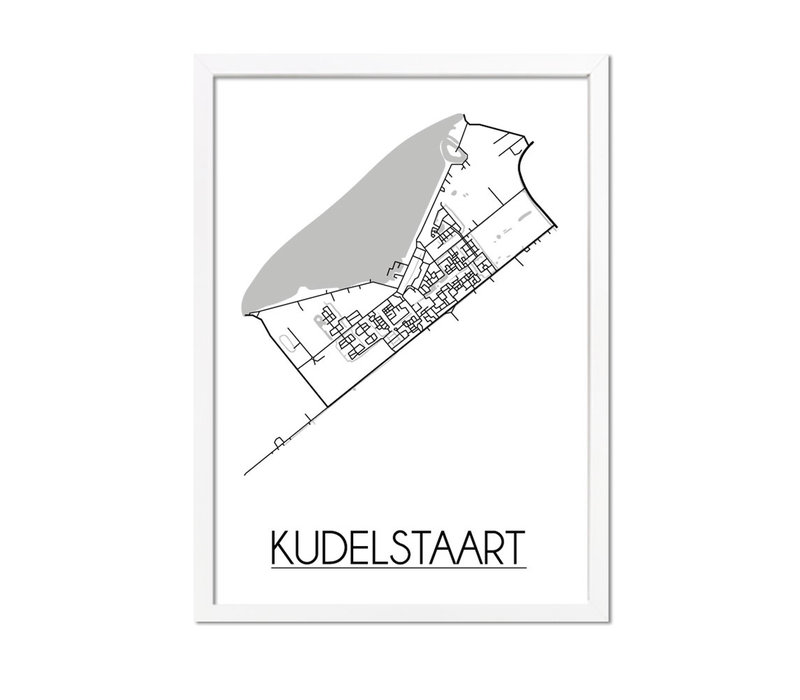 Kudelstaart Plattegrond poster