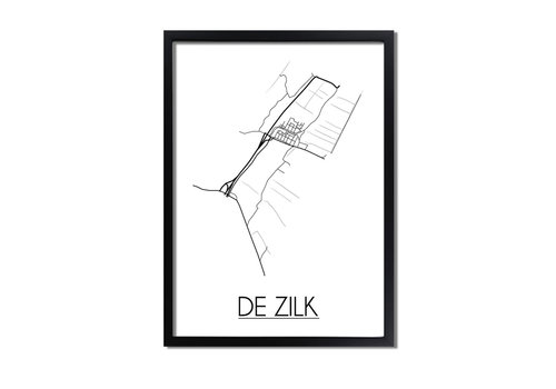 DesignClaud De Zilk Plattegrond poster