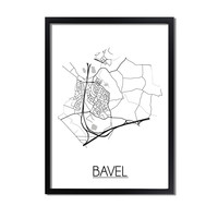 Bavel Plattegrond poster