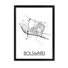 Bolsward Plattegrond poster