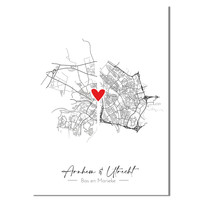 Hochzeitsposter Stadtplan - Hochzeitsgeschenk personalisiert - Copy - Copy - Copy