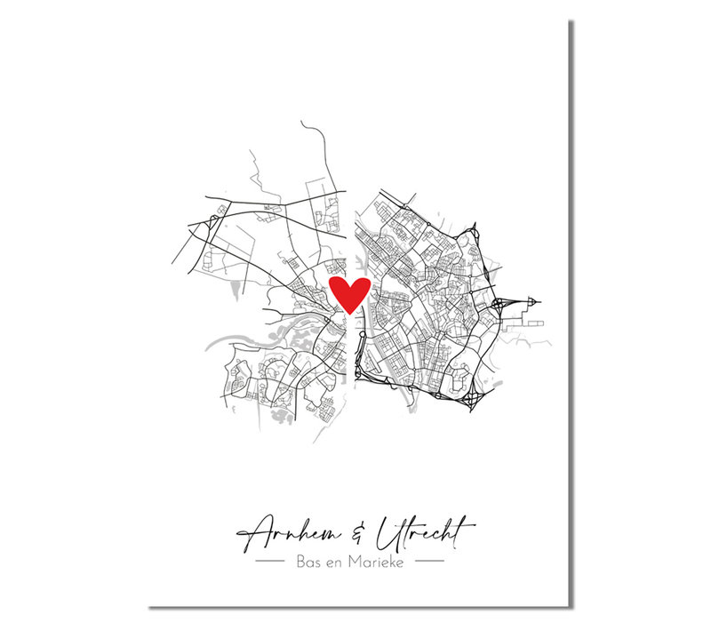 Hochzeitsposter Stadtplan - Hochzeitsgeschenk personalisiert - Copy - Copy - Copy