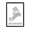 Capelle aan den IJssel Plattegrond poster