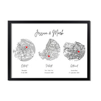 Hochzeitsposter Stadtplan - Hochzeitsgeschenk personalisiert - Copy - Copy - Copy - Copy