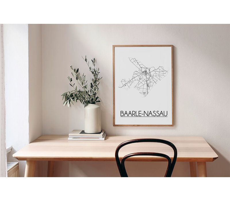 Baarle-Nassau Plattegrond poster