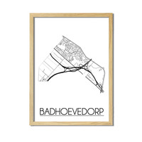 Badhoevedorp Plattegrond poster