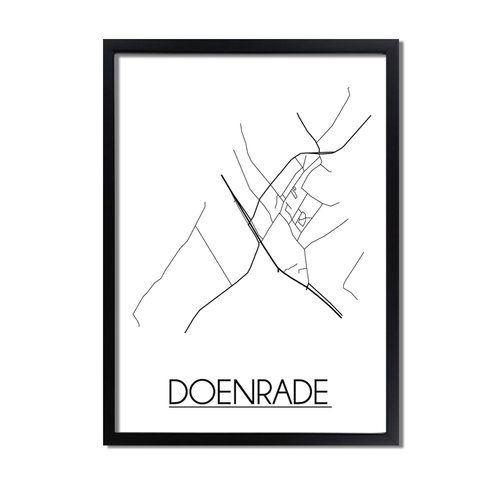 Doenrade Plattegrond poster 