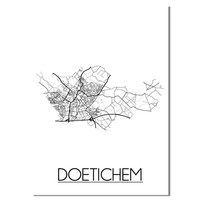 Doetinchem Plattegrond poster