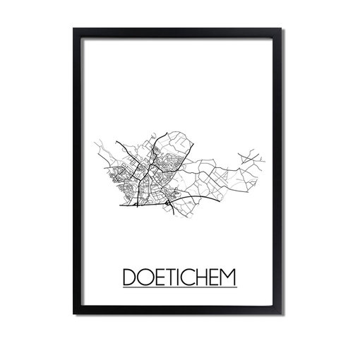 Doetinchem Plattegrond poster 