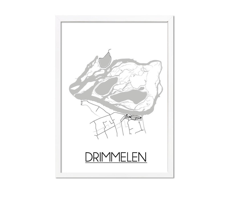 Drimmelen Plattegrond poster