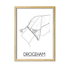 Drogeham Plattegrond poster