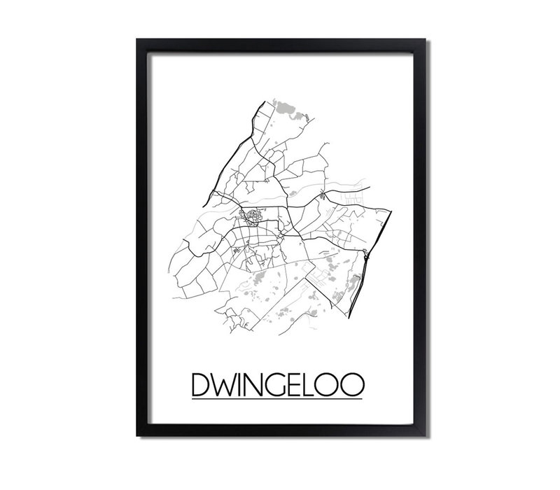 Dwingeloo Plattegrond poster