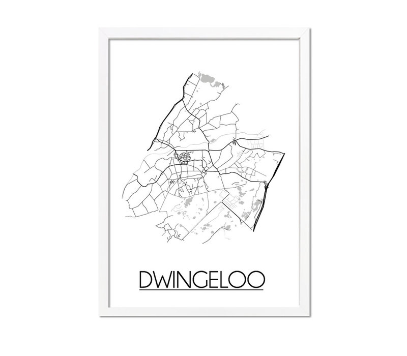 Dwingeloo Plattegrond poster