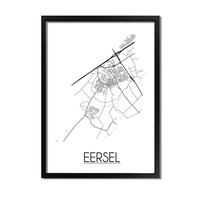 Eersel Plattegrond poster