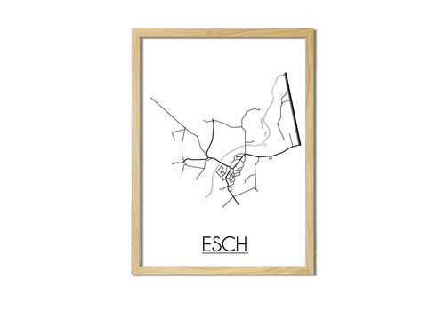 DesignClaud Esch Plattegrond poster