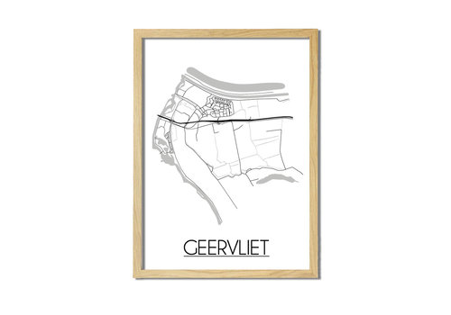 DesignClaud Geervliet Plattegrond poster