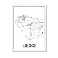 Groede Plattegrond poster