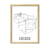 Groede Plattegrond poster