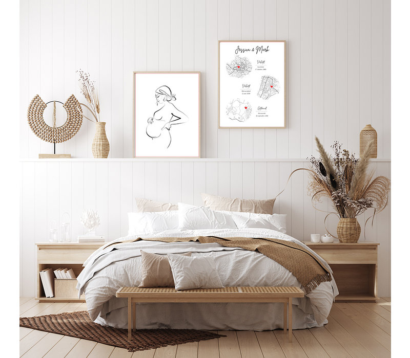 Hochzeitsposter Stadtplan - Hochzeitsgeschenk personalisiert - Copy - Copy - Copy - Copy - Copy