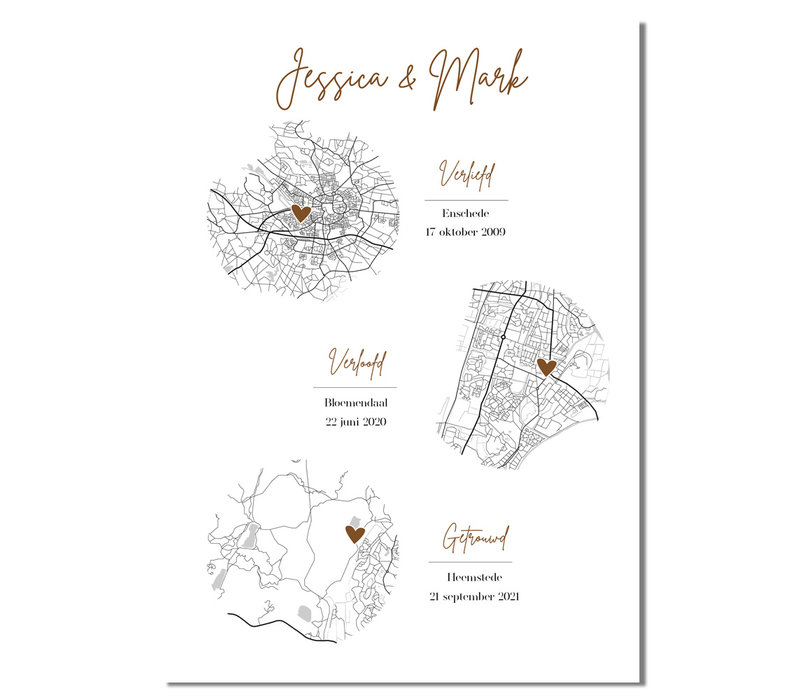 Hochzeitsposter Goldfolie / Silberfolie / Kupferfolie Stadtplan - Hochzeitsgeschenk personalisiert  - Copy - Copy - Copy - Copy - Copy - Copy - Copy