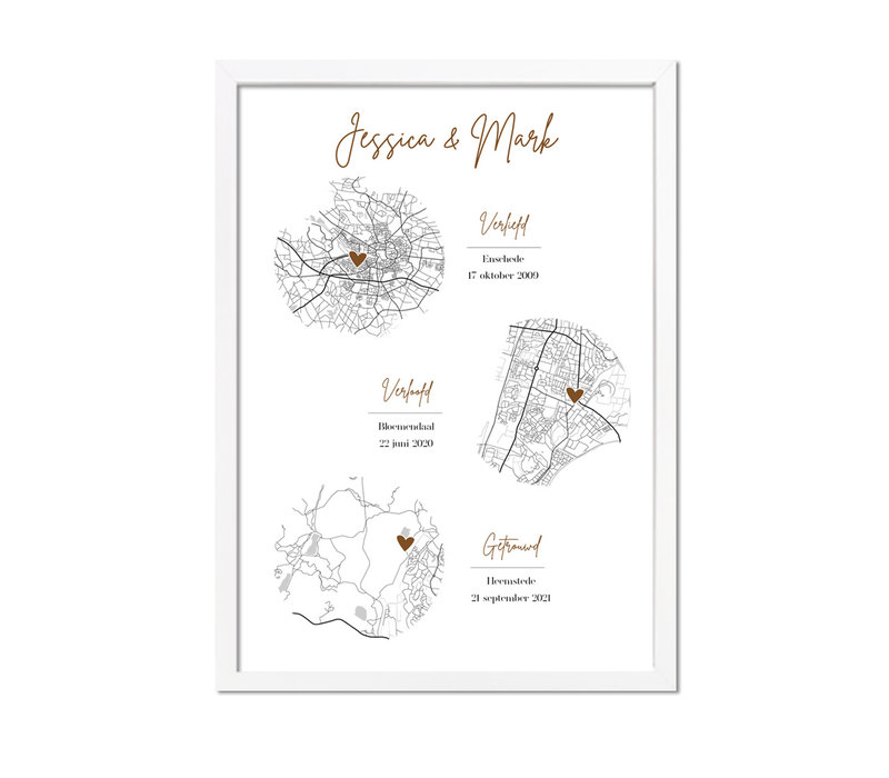 Hochzeitsposter Goldfolie / Silberfolie / Kupferfolie Stadtplan - Hochzeitsgeschenk personalisiert  - Copy - Copy - Copy - Copy - Copy - Copy - Copy
