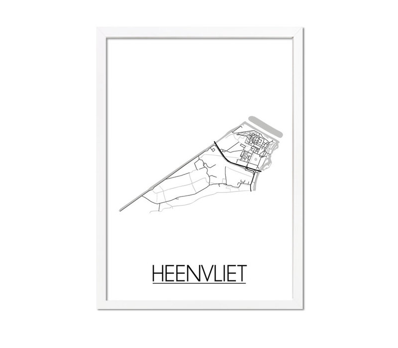 Heenvliet Plattegrond poster