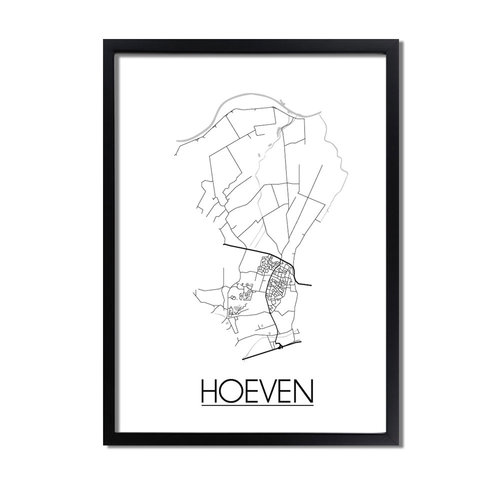 Hoeven Plattegrond poster 