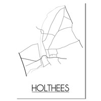 Holthees Plattegrond poster