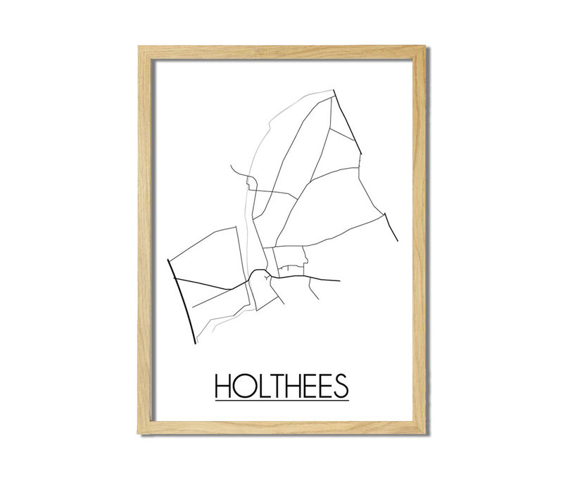 Holthees Plattegrond poster