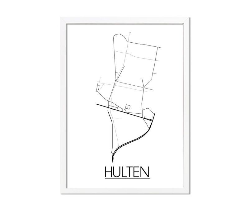 Hulten Plattegrond poster