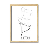 Hulten Plattegrond poster