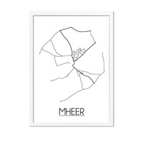 Mheer Plattegrond poster