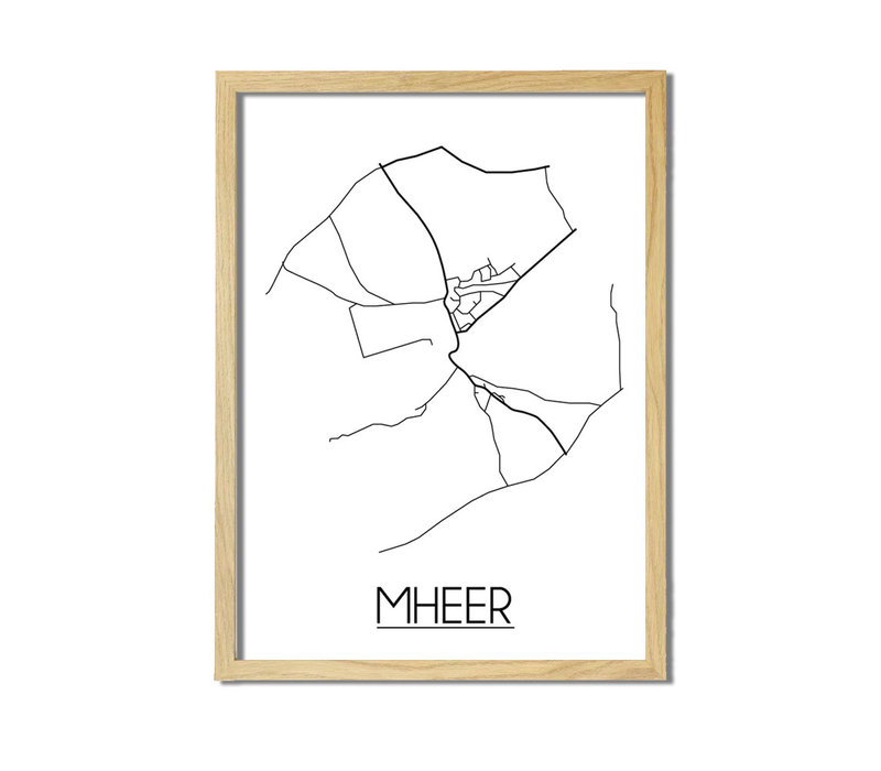 Mheer Plattegrond poster