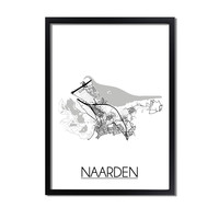 Naarden Plattegrond poster