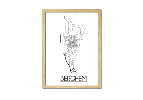 DesignClaud Berghem Plattegrond poster