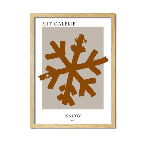 Kerstposter ART GALERIE Snow - Terra 