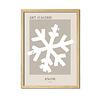 DesignClaud Weihnachtsposter Snow is falling - Weihnachtsdekoration Schwarz-Weiß - Copy - Copy