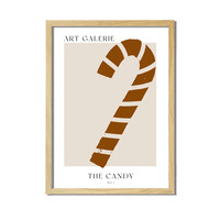 Kerstposter ART GALERIE Candy - Terracotta