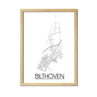 Bilthoven Plattegrond poster