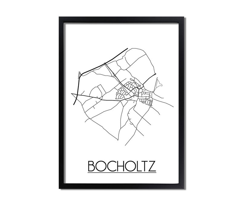 Bocholtz Plattegrond poster