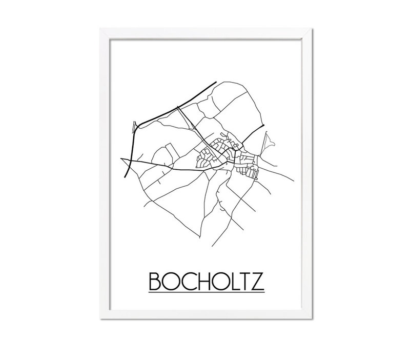 Bocholtz Plattegrond poster