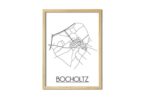 DesignClaud Bocholtz Plattegrond poster