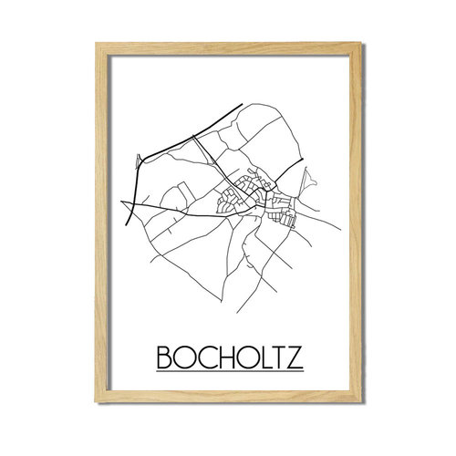 Bocholtz Plattegrond poster 